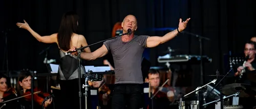 Sting și-a adus hiturile la București, în formula Back to Bass