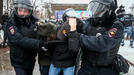 Mii de persoane au fost arestate în timpul protestelor pro-Navalnîi din Rusia. LIVE UPDATE | VIDEO
