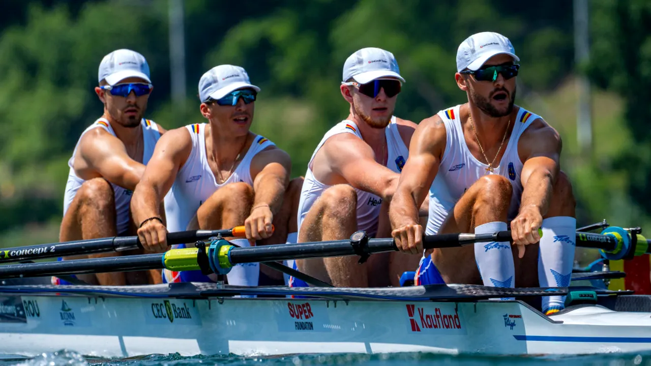 România a cucerit medalia de argint la Cupa Mondială de canotaj de la Lucerna