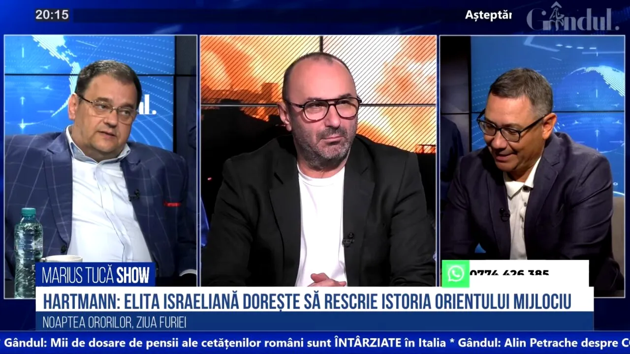 POLL Marius Tucă Show: „Care a fost principalul scop al vizitei liderului american Joe Biden în Israel?”. Vezi cele patru variante de răspuns