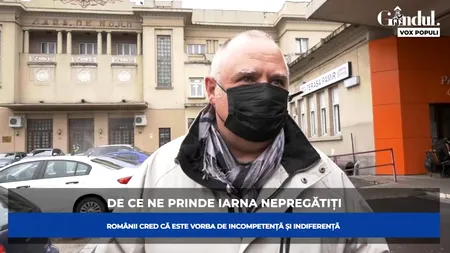 GÂNDUL VOX POPULI: Autoritățile sunt luate mereu prin surprindere de prima ninsoare mai serioasă. Ce cred românii despre acest fapt | VIDEO