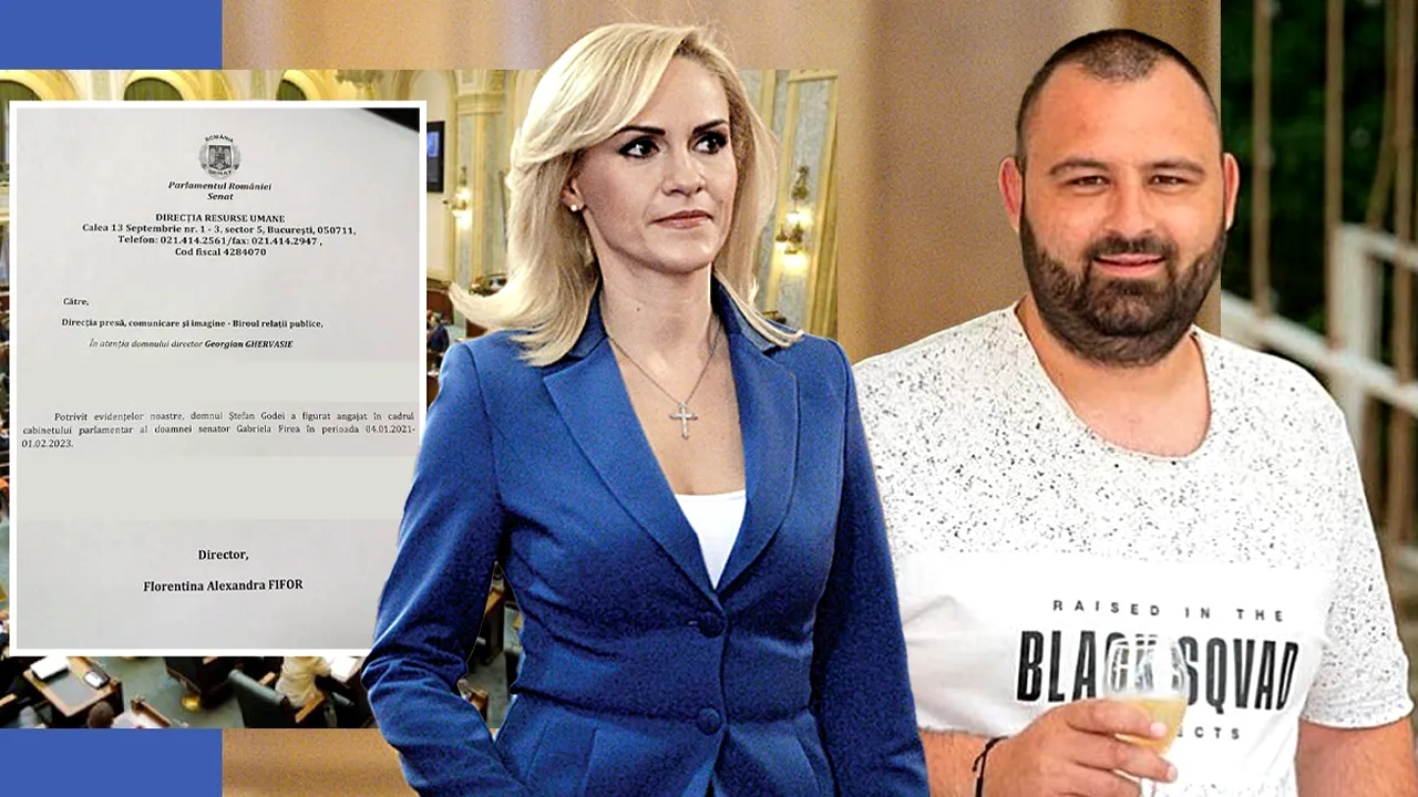 SUPER-EXCLUSIV. Gabriela Firea l-a luat după ea de la Primărie la Senat pe Ștefan Godei! Avem dovada că apărea ca șofer pe statul lunar de plată