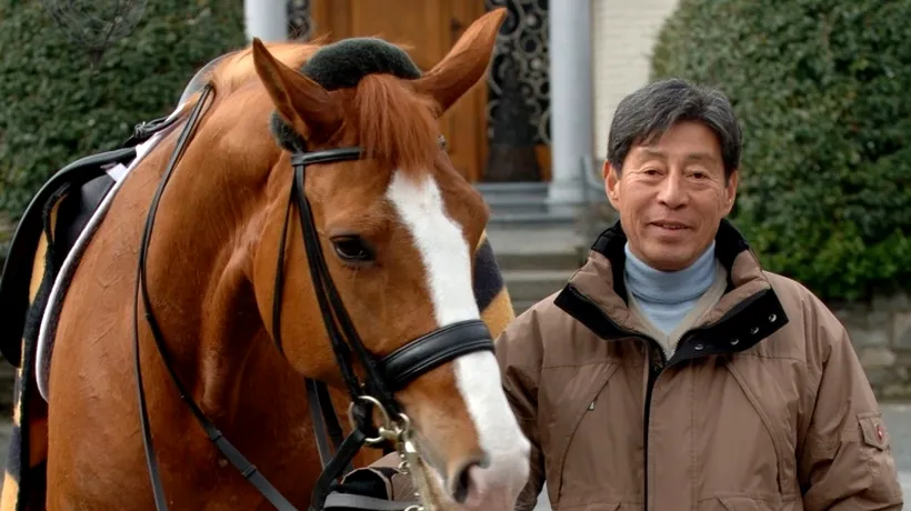 Cel mai vârstnic participant la Jocurile Olimpice de la Londra: călărețul japonez Hiroshi Hoketsu