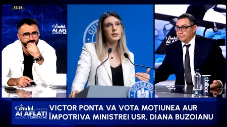 Ponta: „PSD a dat semnal să nu se voteze moțiunea împotriva lui Buzoianu. Ea, Țoiu și Moșteanu au mandat să BLOCHEZE lucruri esențiale pentru România”