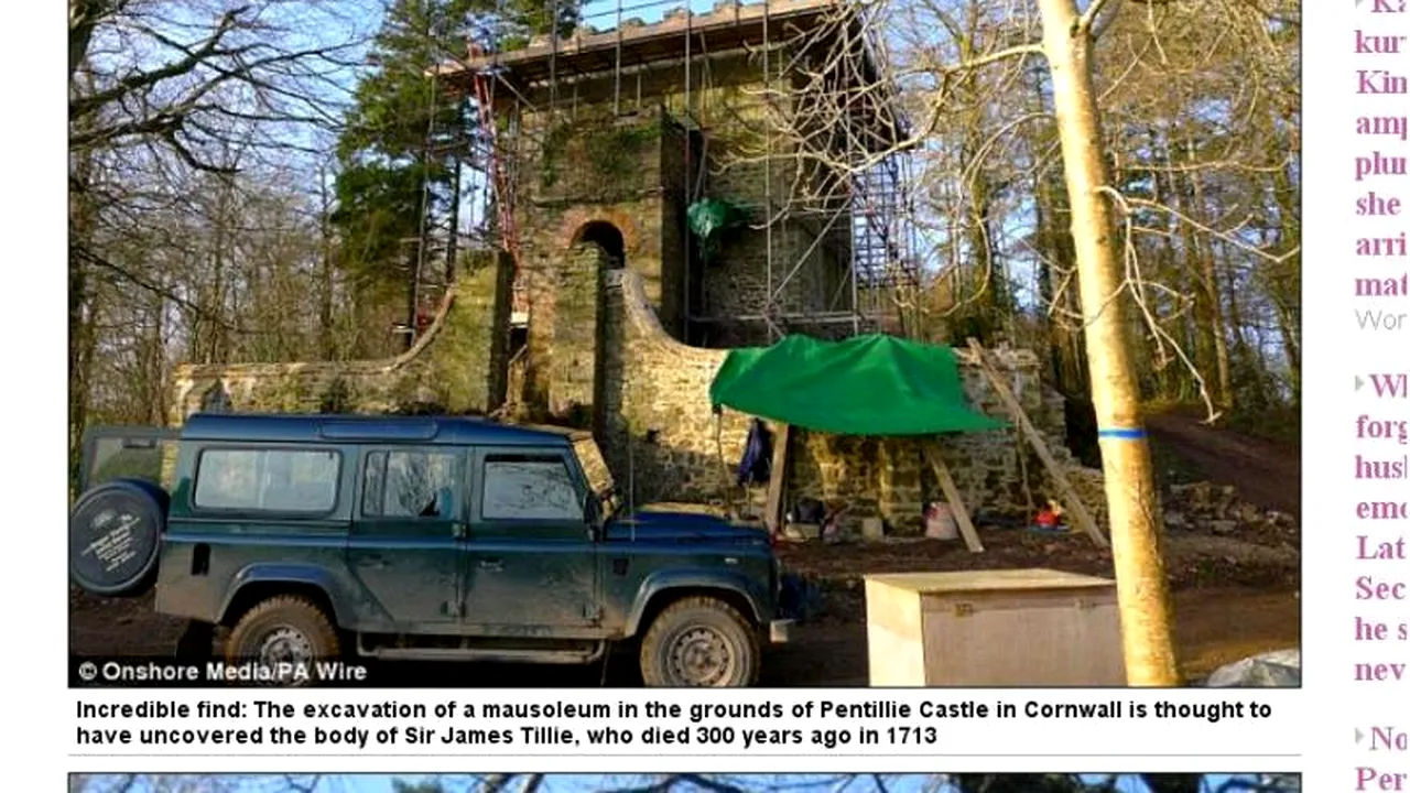 Descoperirea din mausoleu: cavalerul britanic care 