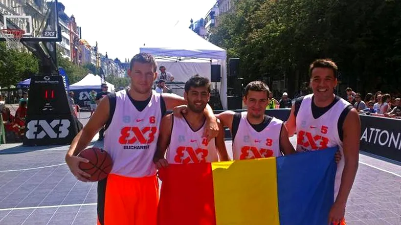  Echipa Bucharest UPB s-a clasat pe locul doi la finala europeana FIBA 3x3 World Tour Prague 