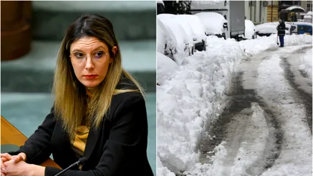 Zăpada neagră de pe străzi, „simbolul poluării din București”. Diana Buzoianu: „Această poluare ajunge în plămânii noștri. Este un inamic tăcut”