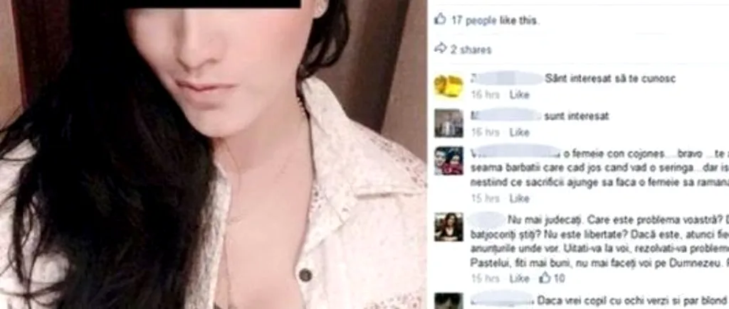 Mesajele primite de tânăra care a anunțat pe Facebook că este în căutarea unui bărbat care să o lase însărcinată 