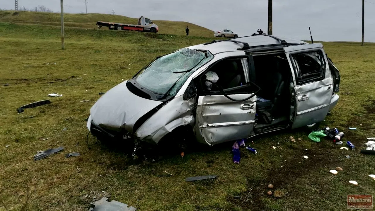 Cutremurător! Doi bărbați, victime ale unui grav accident rutier, au zăcut pe câmp ore în șir până să fie găsiți