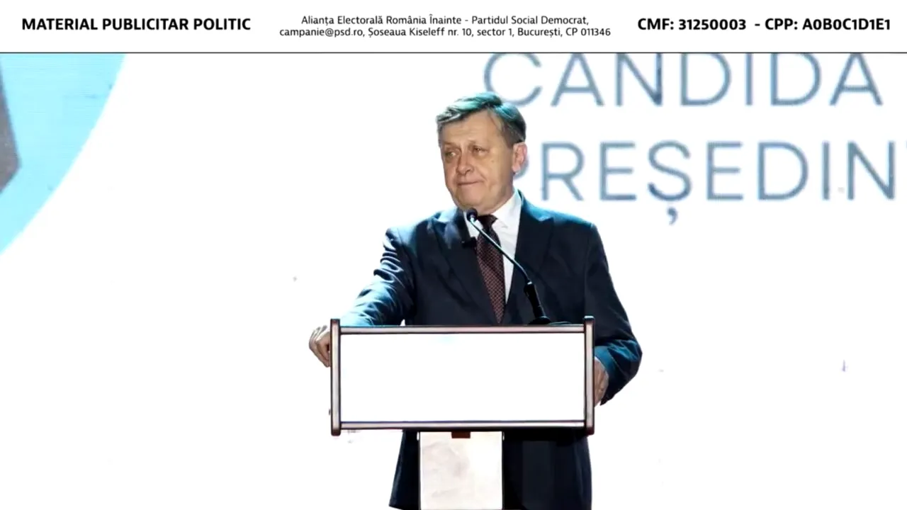 Crin Antonescu, mesaj pentru moldoveni: Dacă eu voi fi președinte al României, nu veți avea la Palatul Cotroceni un prieten, veţi avea un FRATE!