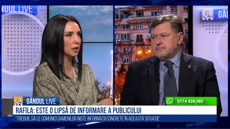 GÂNDUL LIVE. Alexandru Rafila: Vlad Voiculescu s-a hotărât să facă prima ședință în care să caute soluții reale pentru gestionarea pandemiei