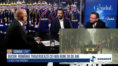 VIDEO| Bogdan Bucur, la GÂNDUL LIVE: „România traversează cei mai buni 30 de ani din întreaga istorie națională”
