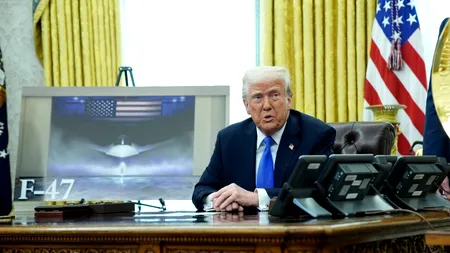 Donald Trump anunță dezvoltarea avionului de luptă F-47, numit în onoarea celui de-al 47-lea președinte al SUA. Va opera cu drone autonome