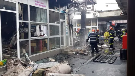 Incendiu la un magazin din Piața Veteranilor, în Sectorul 6. Flăcările au cuprins o suprafață de 150 mp (VIDEO)