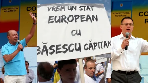 10.000 de oameni, la mitingul PDL de la Iași la care participă și Traian Băsescu