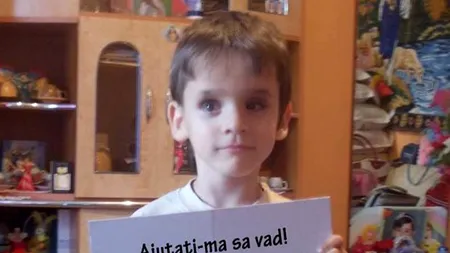 Apel umanitar: Ajutați acest copil să vadă