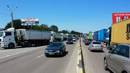 Trafic intens pe DN 39: coada de mașini are 10 kilometri între Eforie Sud și Agigea
