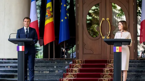 Emmanuel Macron, vizită la Chișinău: „Dorința Republicii Moldova de a adera la UE este perfect legitimă”