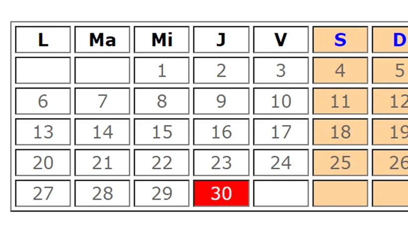 Minivacanță de 4 zile pentru toți salariații din România, atât bugetari, cât și din domeniul privat. Pe ce dată pică