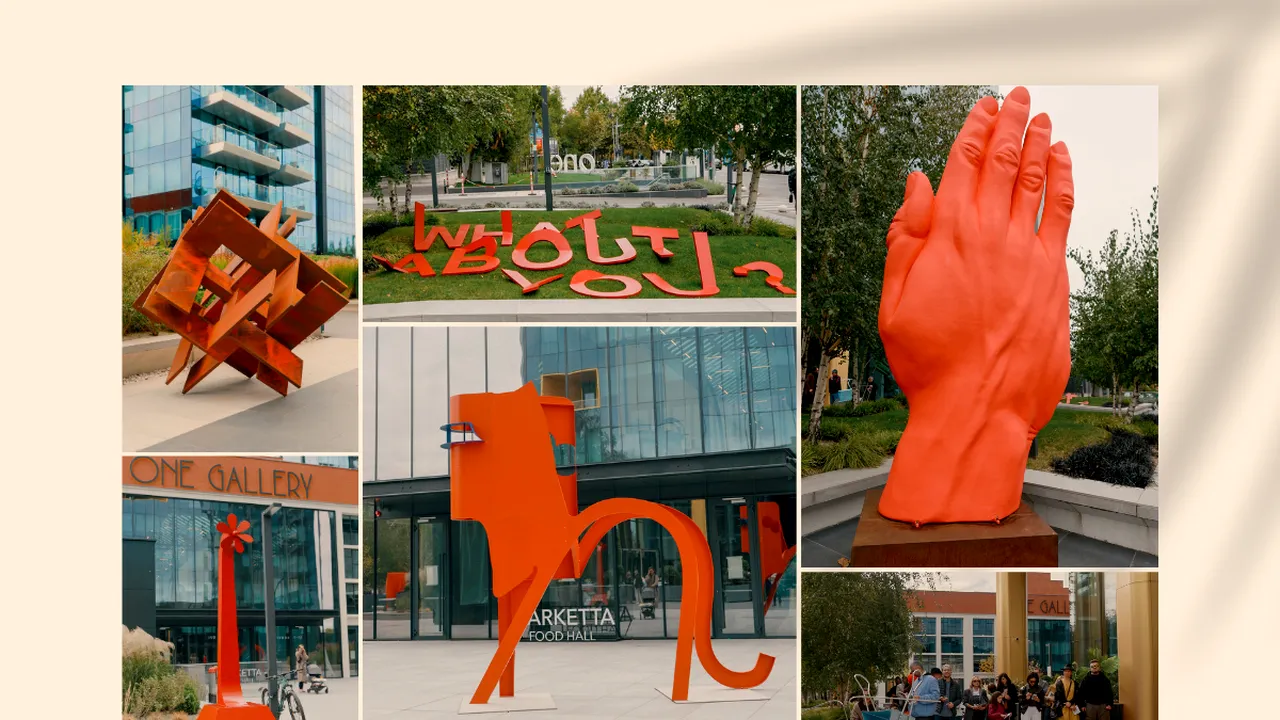 One Sculpture Park aduce sculptura contemporană românească în spațiul public din Floreasca