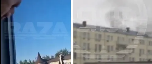MOSCOVA a fost ținta unui atac cu drone, marți dimineață. Rușii vorbesc de pagube „minore” la mai multe clădiri, fără „răniți grav”