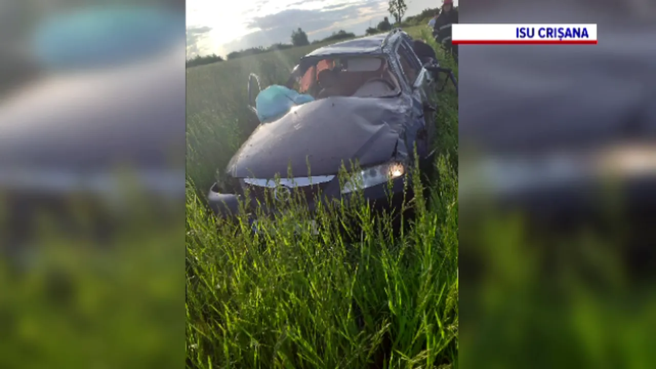 Accident grav în Bihor. Un băiat de 14 ani a murit, alte patru persoane au fost rănite