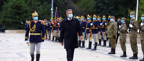 Iohannis: Trăim vremuri în care militarii sunt angajați într-un altfel de război, cu un inamic nevăzut și foarte dificil de combătut, noul coronavirus. Cum s-a sărbătorit Ziua Armatei