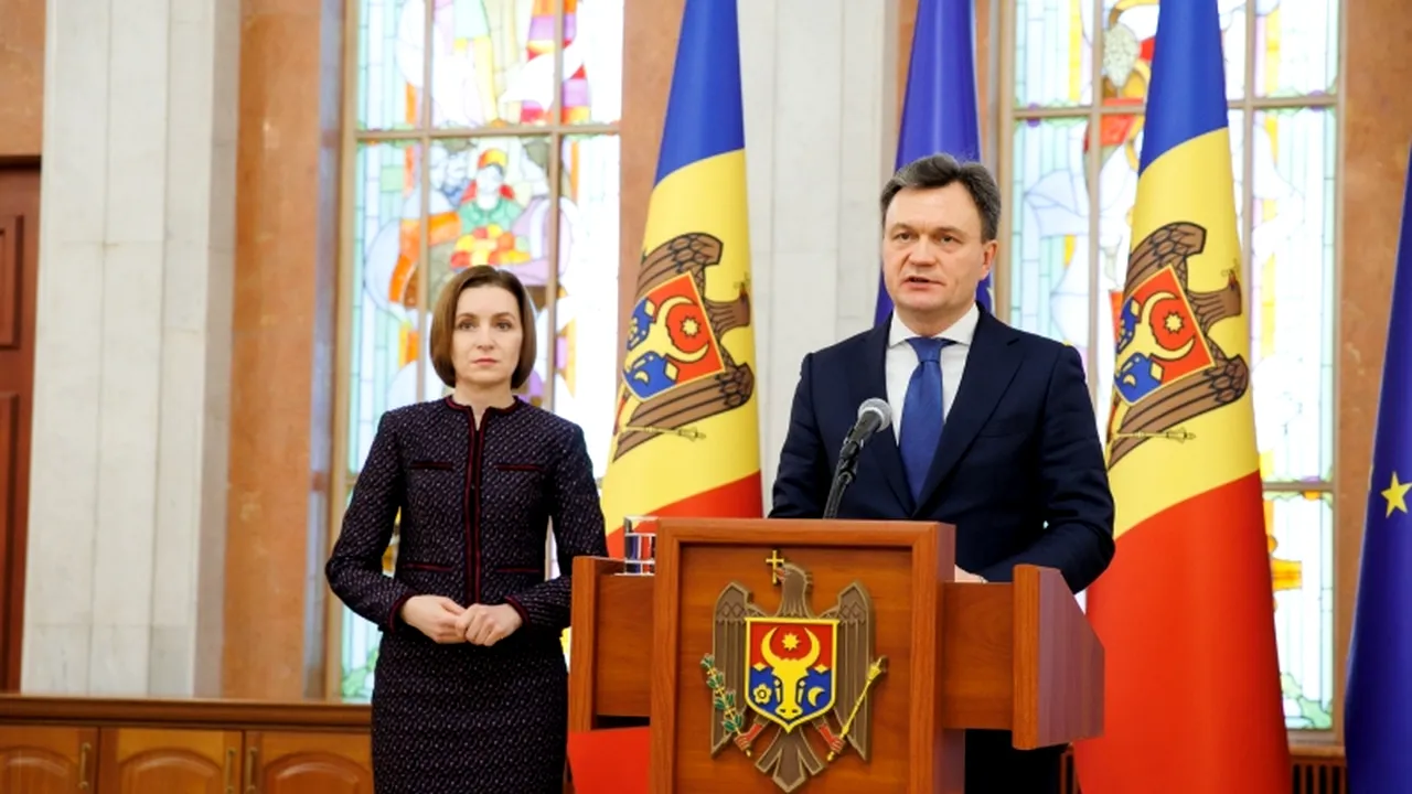 Maia Sandu își înlocuiește premierul. Îi mulțumește lui Recean pentru avansarea procesului de aderare la UE