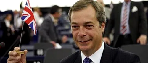 Nigel Farage, liderul UKIP, este omul care vrea să-i scoată pe britanici din UE