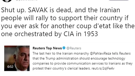 Protestele din Iran - ziua a zecea. Paulo Coelho mai lipsea