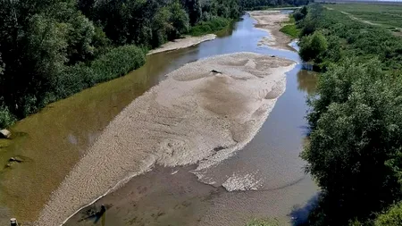 Deficitul REZERVEI de apă afectează din ce în ce mai mult România. Imagini spectaculoase de la Apele Române Buzău-Ialomița