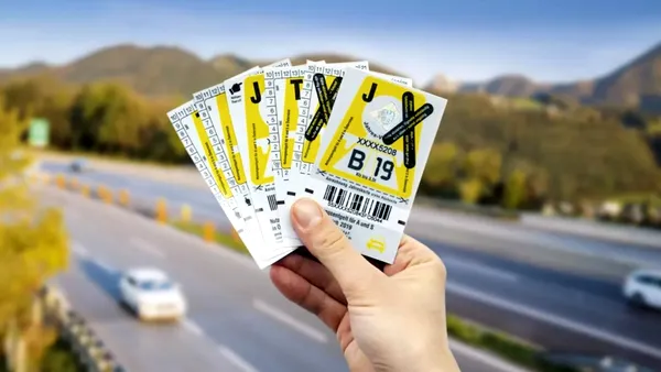 Amenda primită de un șofer în Austria. Nu a fost atent când și-a făcut vinieta