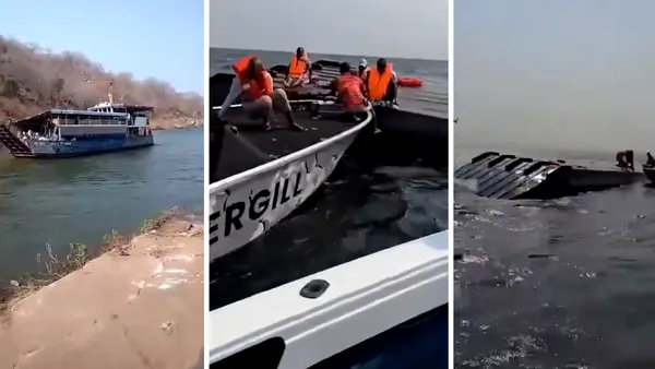 Feribot supraîncărcat, răsturnat într-un lac plin de crocodili din Zimbabwe. Cel puțin 15 persoane au decedat, iar alte 27 sunt date dispărute