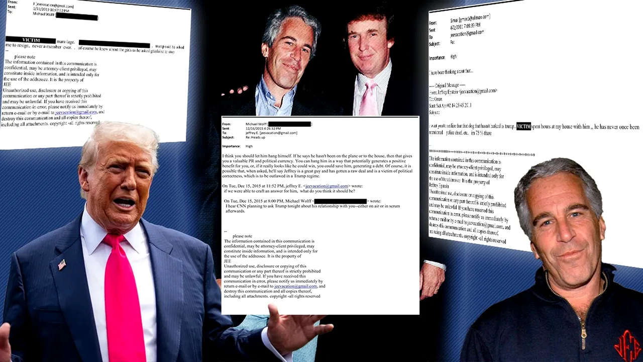Democrații au publicat e-mailuri care arată legătura între Jeffrey Epstein și Donald Trump. Epstein: „Acel câine care nu latră este Trump”