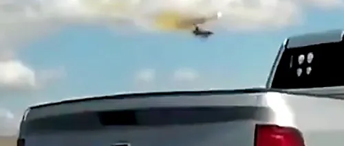 Privește: Momentul când un pilot s-a catapultat, cu puțin timp înainte ca avionul F-16 pe care îl pilota să se prăbușească -VIDEO