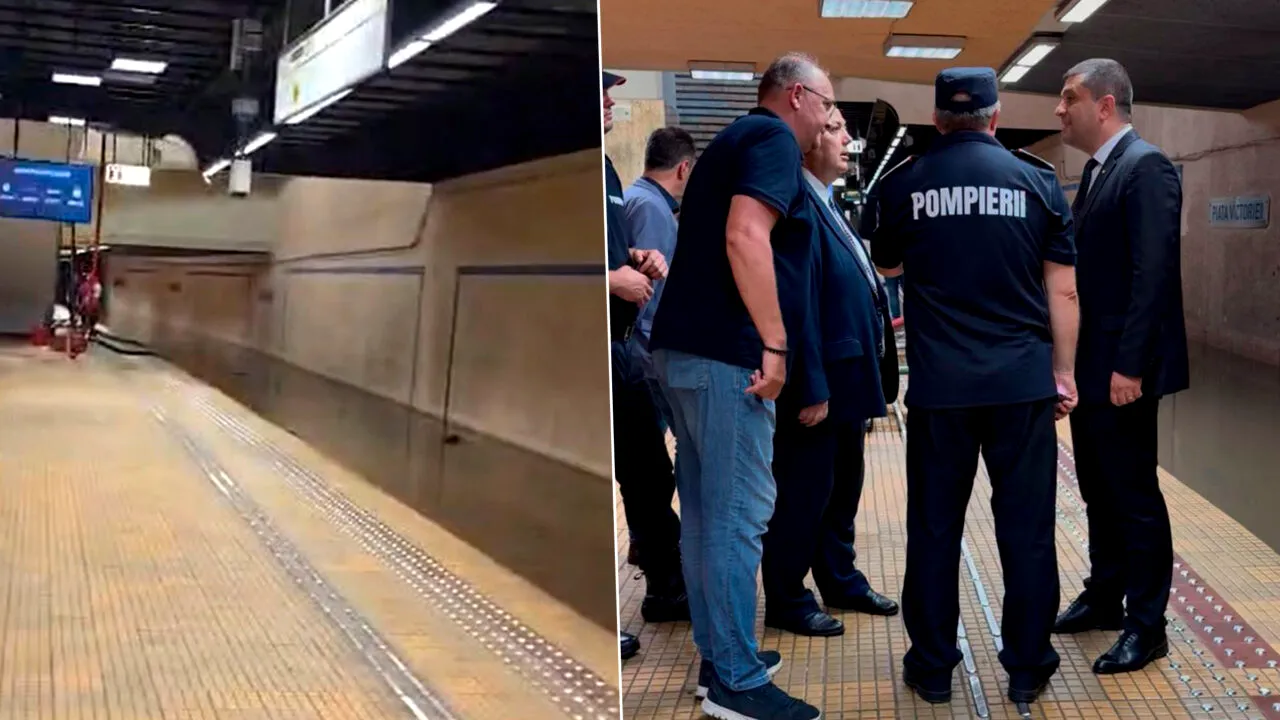 Armata intervine de urgență la metrou. Ce decizie a luat ministrul Radu Miruță în cazul inundației de la Piața Victoriei 2