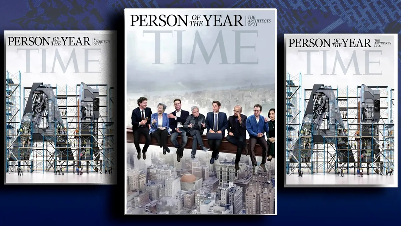 Revista Time numește „Arhitecții inteligenței artificiale” drept Personalitatea Anului 2025. Cei 8 oameni care „au pus roțile istoriei în mișcare
