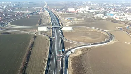 VIDEO: S-a deschis circulația pe încă o porțiune a Autostrăzii de Centură București