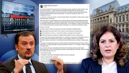 Vicepreședintele CNA apără difuzarea documentarului Recorder de către TVR și o atacă pe șefa Curții de Apel București