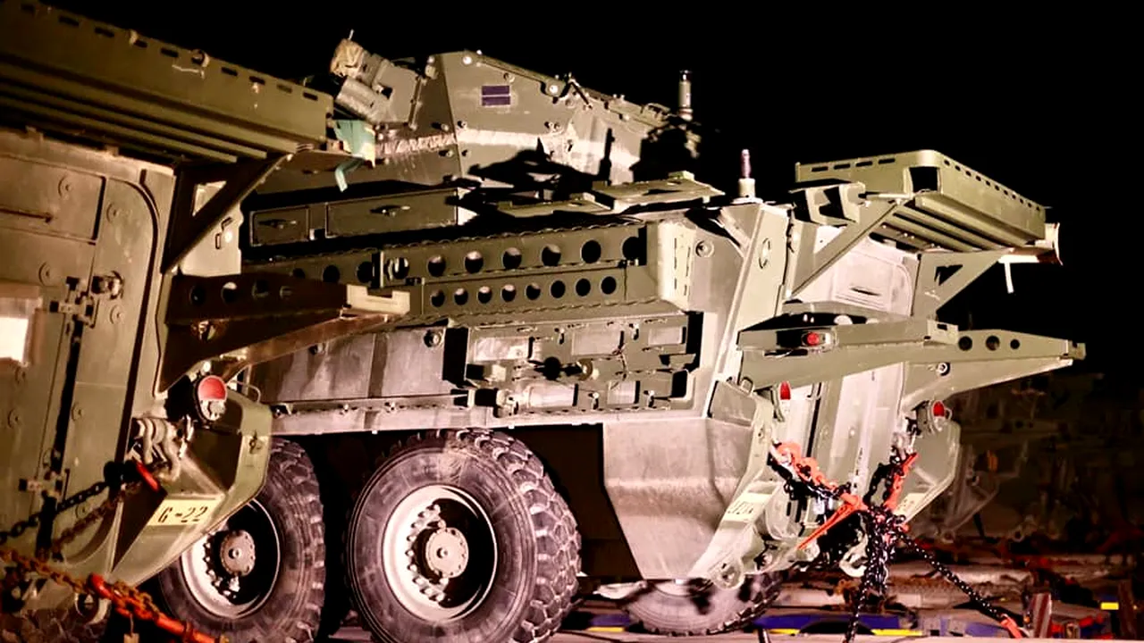 FOTO | Cum arată convoiul militar american care a ajuns în România