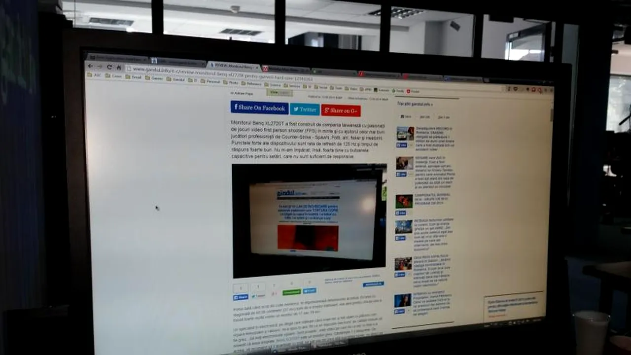 REVIEW. Monitorul Benq XL2720T de 27 inci - pentru gamerii „hard core