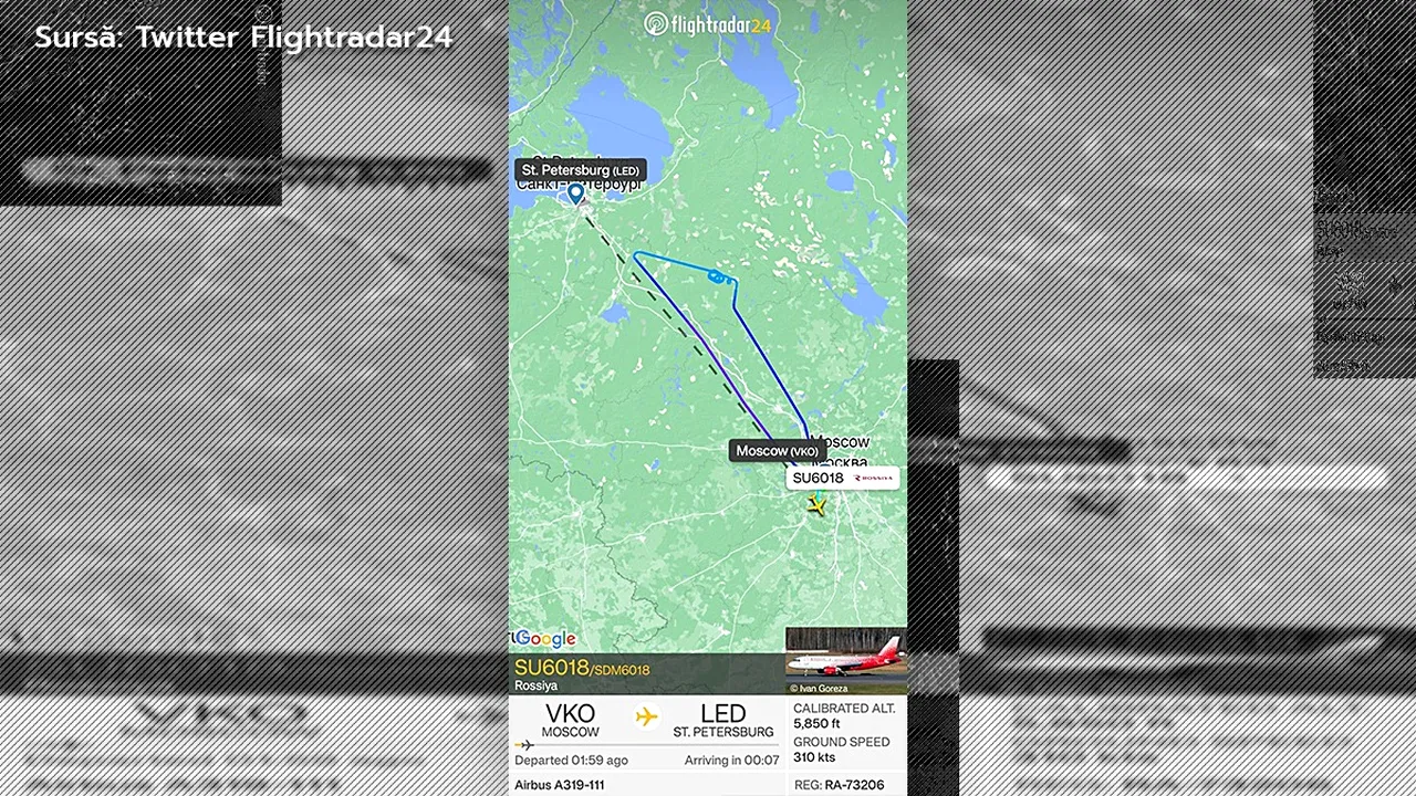 UPDATE: Aeroportul Pulkovo din Sankt-Petersburg NU ACCEPTĂ aterizarea sau decolarea aeronavelor. Ministerul rus al Apărării susține că a fost un exercițiu