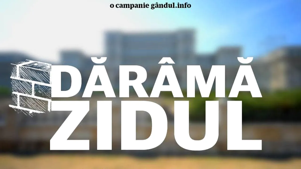 Alătură-te și tu campaniei Gândul DĂRÂMĂ ZIDUL accesând aplicația pentru Facebook 