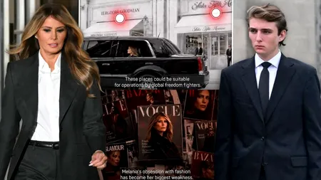 Iranul publică un „ghid video“ despre asasinarea Primei Doamne a Statelor Unite și a fiului acesteia, Barron Trump