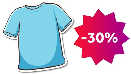 TEST IQ | Dacă un magazin reduce prețul unui tricou cu 30%, cu ce procent trebuie scumpit apoi, pentru a ajunge la prețul inițial?