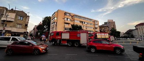 UPDATE | Pompierii din Capitală au fost în ALERTĂ după o scurgere de gaze semnalată pe o stradă din Dorobanți. Nu au fost victime sau pagube materiale