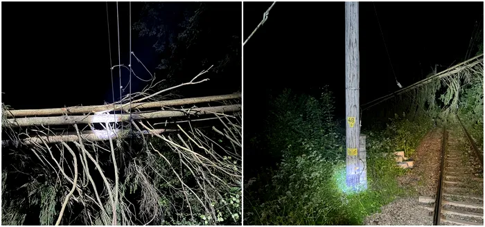 Circulația trenurilor, dată peste cap de vremea rea