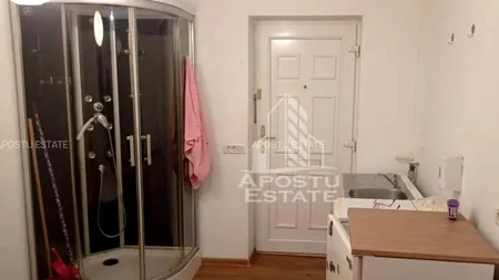 Cât costă cea mai ieftină garsonieră din Timișoara. Are 12m² utili, dușul este lângă pat, iar baia și balconul sunt la comun