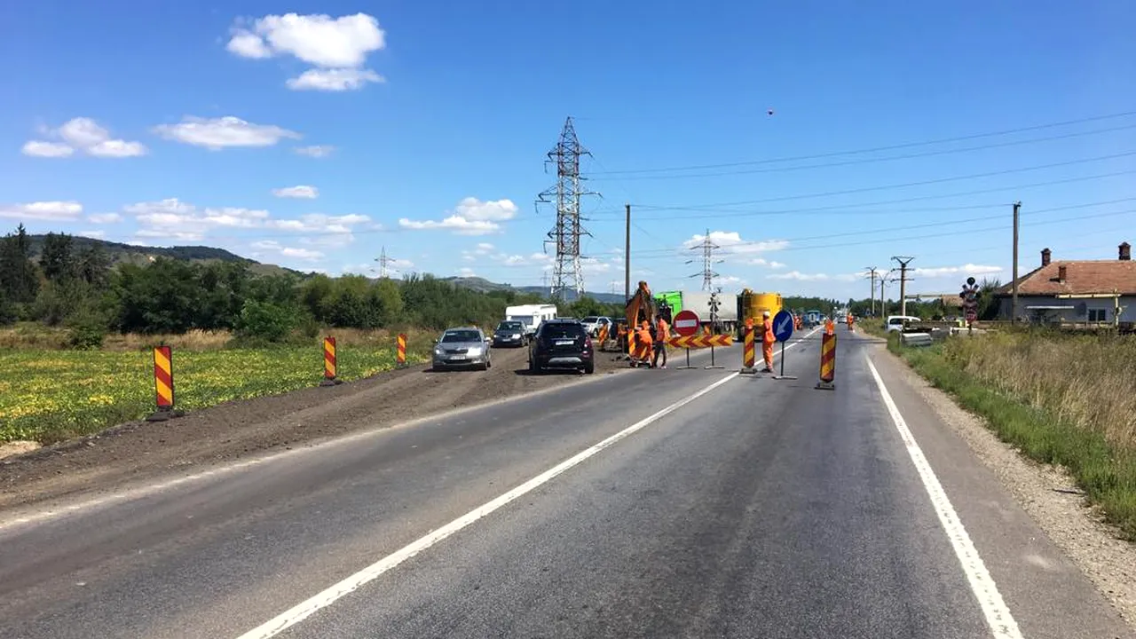 Anunț pentru șoferi: Circulație oprită cinci zile, pe DN 1, pentru reparații