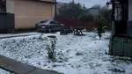 Peisaj de iarnă în plină vară după o furtună cu grindină în Gorj. Fenomenul extrem a acoperit totul cu gheață